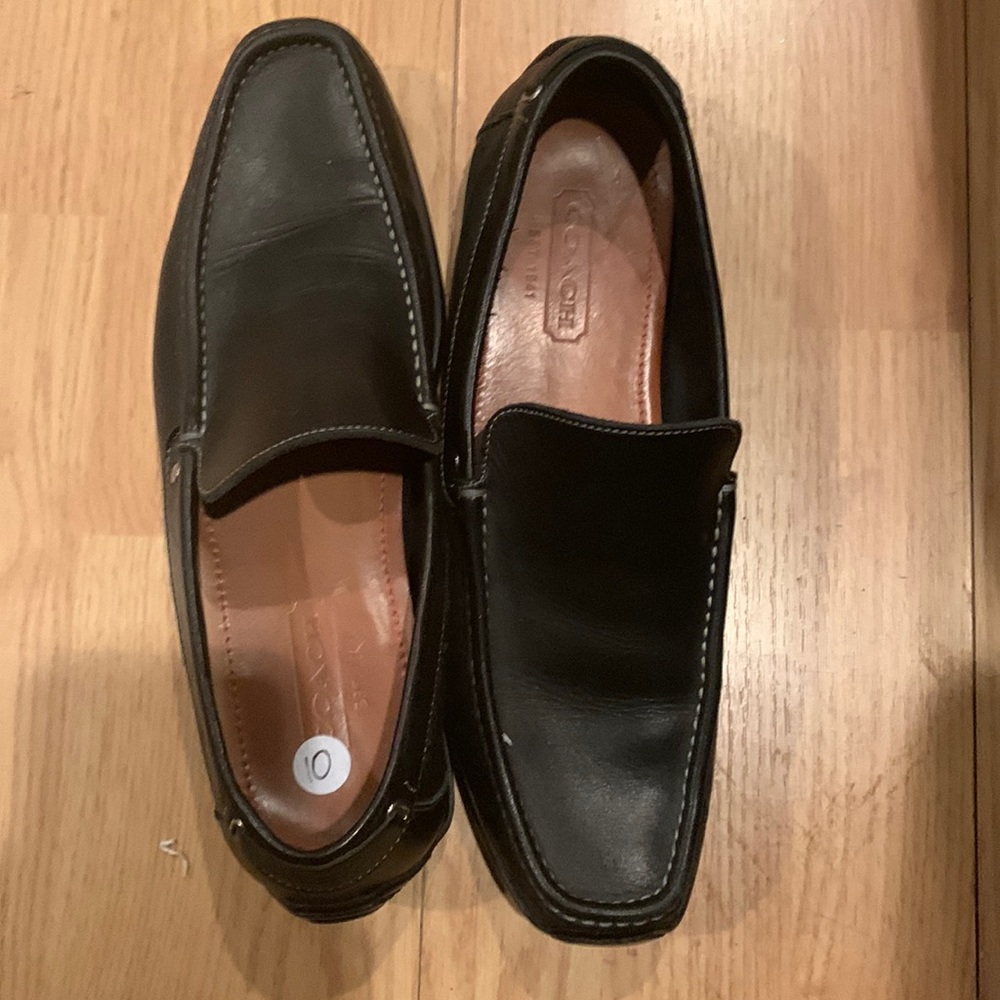Coach mens loafers size 10 BO610